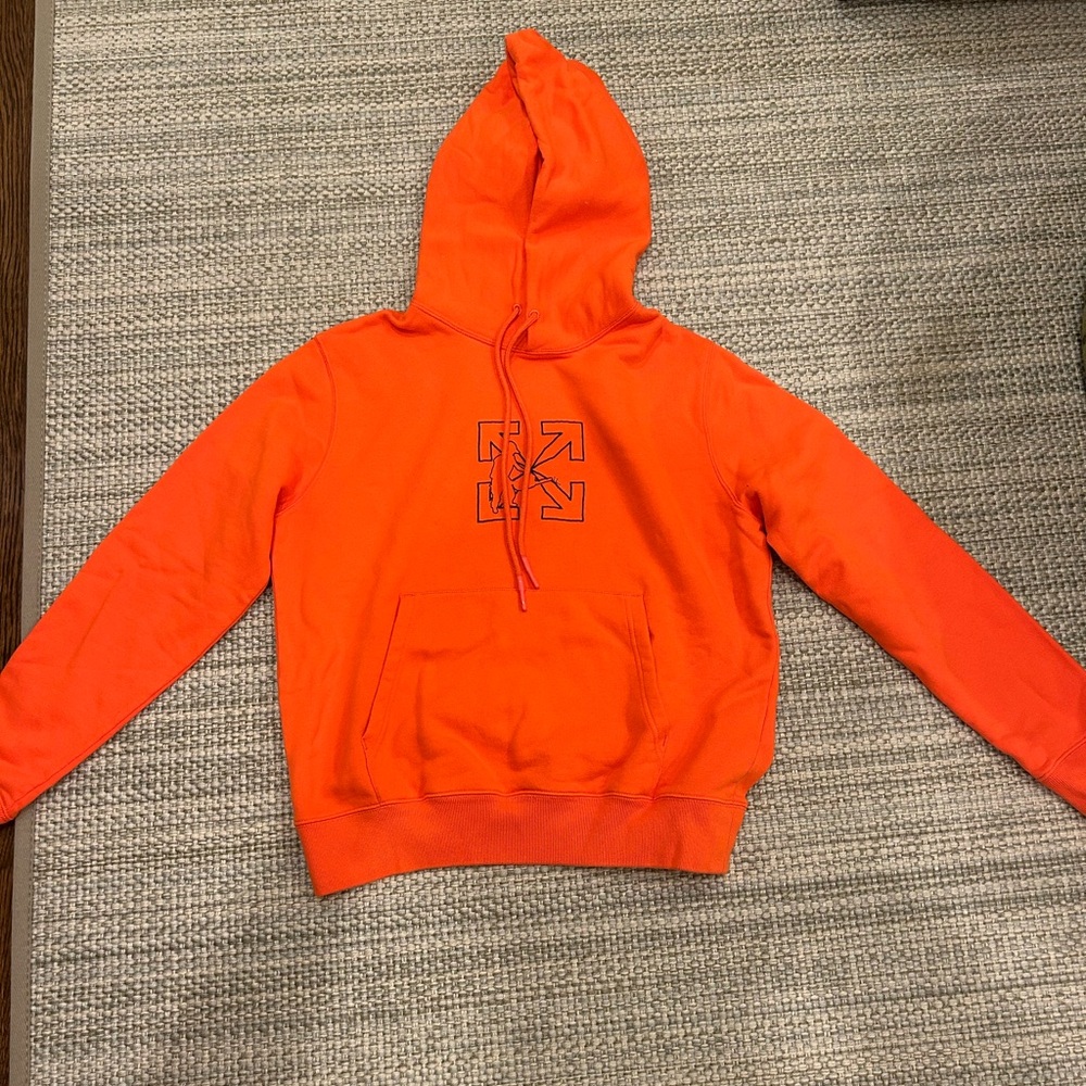 Orange Off White Sweatshirt